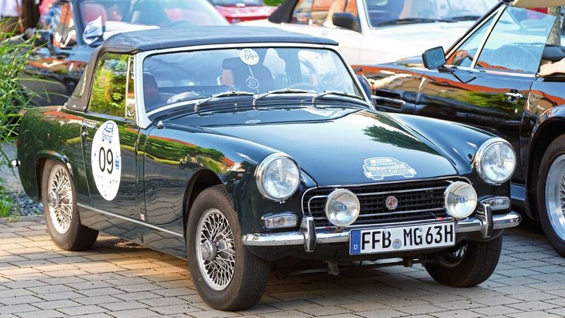 Auch mit dabei: ein MG Midget aus dem Jahr 1969. (Bild: Zietz/»kfz-betrieb«)
