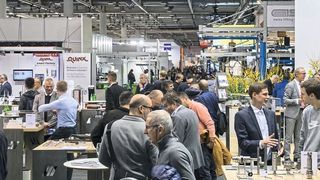 Auf den beiden Messen Prodex/Swisstech präsentieren Fertigungsunternehmen ihre Technologien, um die Produktion zu optimieren.   (Thomas Entzeroth)
