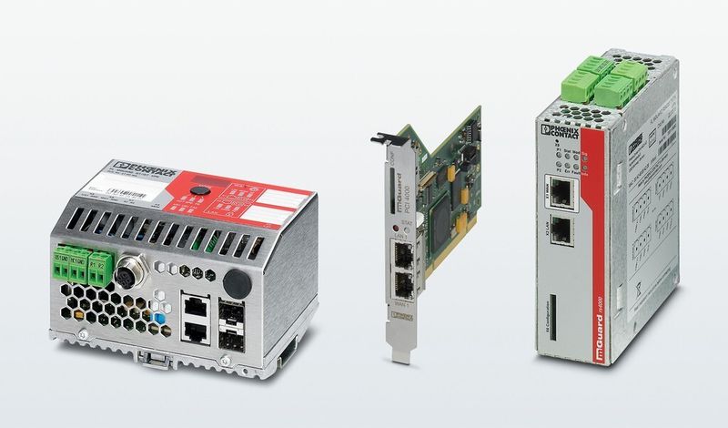 Die Security Appliances der Produktfamilie FL M-Guard schützen Maschinen und Anlagen vor unauthorisierten Zugriffen durch Personen oder Schadsoftware. (Phoenix Contact)