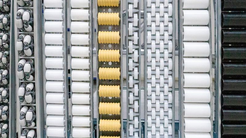 Mithilfe verschiedener Rollschienenausführungen von BeeWaTec kann die Materialbereitstellung individuell auf Ihre Bedürfnisse angepasst werden. (Bild: BeeWaTec AG)