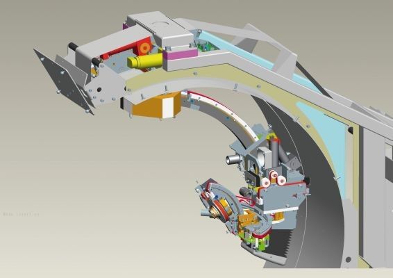 Bild 3: Für gute Zugänglichkeit arbeitet der Roboterarm mit sieben Achsen. (Bild: Axilum Robotix)