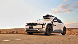 Robotaxi from Motional, a joint venture between Hyundai and Aptiv: Chinese global market leader Hesai supplies the short-range lidar sensors for the vehicle based on a Hyundai Ioniq 5. (Image:Hesai)