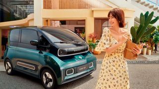 Der Baojun KIWI soll ab diesem Monat in einer neuen Variante ausgeliefert werden. An Bord ist dann Drohnentechnik von DJI. (Bild: Baojun)