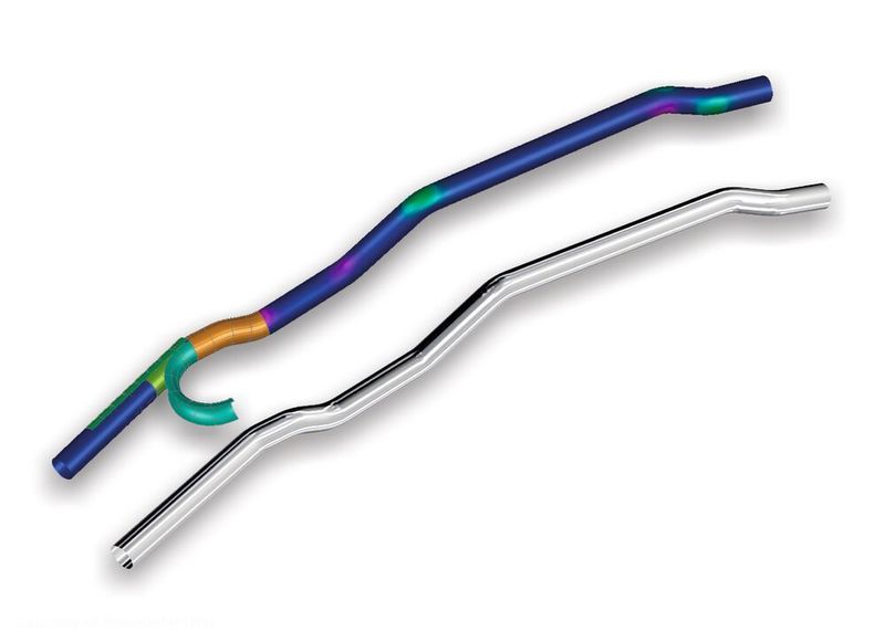 Auto-Form Engineering GmbH, Anbieter von Softwarelösungen für Blechumform- und Rohbauprozesse, stellt ihre erweiterte Softwarelösung für Rohrteile vor.  (Auto-Form Engineering)