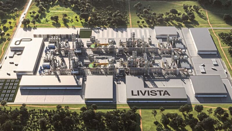 Animierter Plan der Anlage, die Livista hierzulande 2026 in Betrieb nehmen will.