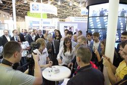 Zur Metalloobrabotka 2014 (16. bis 20. Juni 2014) präsentierte sich die deutsche Werkzeugmaschinenindustrie mit 134 Ausstellern auf einer Nettoaustellungsfläche von rund 4000 m². (Bild: VDW)