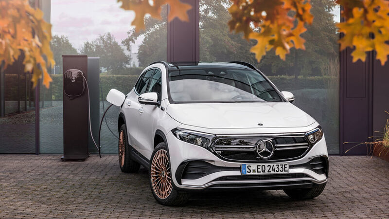 Mercedes bietet für das Elektrozeitalter nun auch einen kompakten SUV, den EQA. (Daimler)