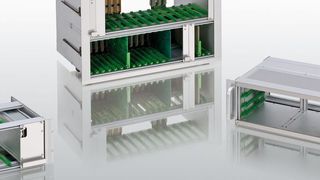 Mit dem 19"-Gehäuse Interzoll bietet Bopla normgerechte Baugruppenträger für Europa- und Doppeleuropakarten, die vor allem für kosteneffiziente Basisanwendungen ausgelegt sind. (Bopla Gehäuse Systeme)