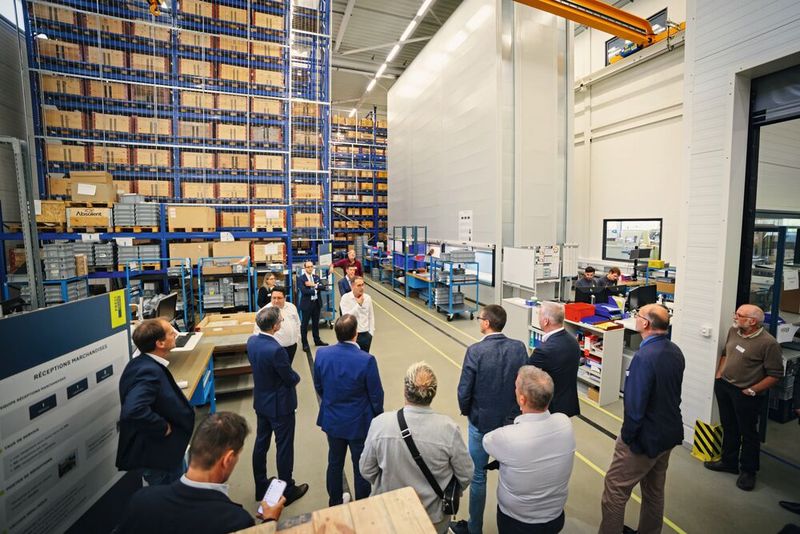 Halle de stockage (Source : Precitrame)