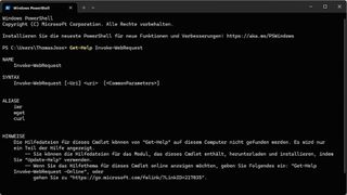 „Powershell“ warnt nun vor Web-Zugriffen.  (Bild: Thomas Joos)