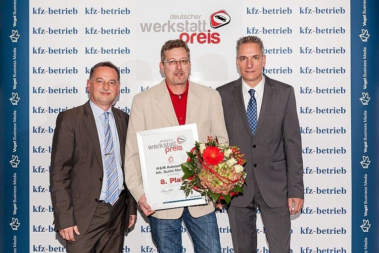 Den achten Platz belegte H & M Autoservice Mertens aus Quedlinburg. Platz 9, Auto Service Dutzmann aus Kirschau, war leider nicht angereist. (Foto: Stefan Bausewein)