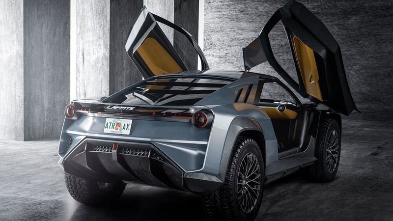 Den Atrax soll es außerdem in einer „Street“-Version geben. (Bild: Laffite Automobili)