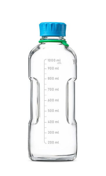 Abb.3a: Neben der neuen ergonomischen Youtility Flasche… (DWK Life Sciences)