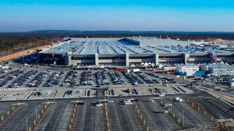 Das Tesla-Werk in Grünheide.(Bild:  Tesla)