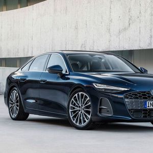 Die Frontscheinwerfer bietet Audi für den A6 auch mit LED-Matrixtechnik an.(Bild:  Audi)