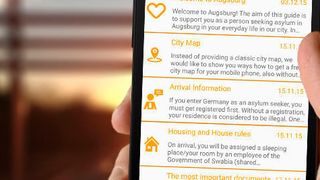 Alle Dienstleistungen auf einen Blick und in vielen verschiedenen Sprachen (Bild: Integreat)