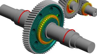 GWJ Systemberechnung mit 3D-elastischen Radkörpern. (GWJ Technology)