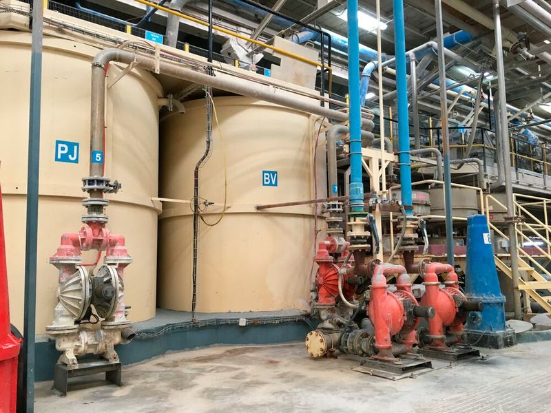 Some pump technologies are easy to install; for instance, AODD pumps that need only an air and discharge hose to be hooked to them before they are asked to do their jobs, even if that job demands that the pump operate underwater. (Source:Blackmer)