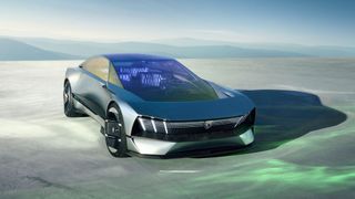 Das Anfang 2023 vorstellte Konzeptauto Inception nimmt einiges der kommenden E-Peugeots vorweg. (Bild: Peugeot)