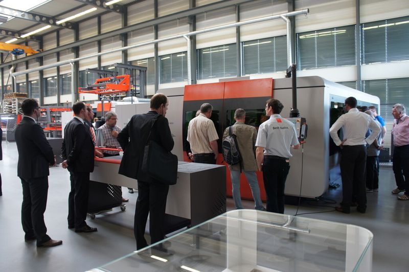 Impressionen von der Hausmesse bei Bystronic. (Bild: Meister)