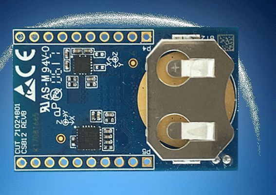 Udoo Blu Sense: Auf der Unterseite des Moduls befinden sich ein 6-Achsen-Beschleunigungs- und Magnetometer-Gyroskop sowie ein 3-Achsen-Digitalgyroskop für Motion-Sensing-Anwendungen. (Bild: Mouser)
