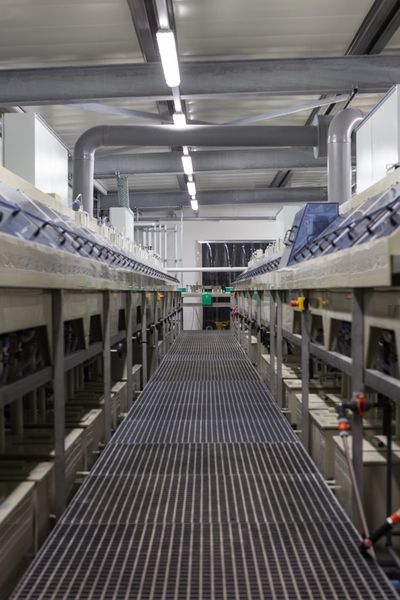 Aus der neuen Beschichtungsanlage von Heid. (Bild: Heid Metallveredelung)