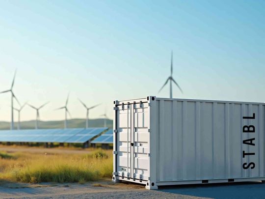 Die Speichercontainer von Stabl Energy bieten aktuell knapp 2 MWh Kapazität und gut 700 kW Leistung. Die Round-Trip-Efficiency liegt bei rund 94 %.(Bild:  Stabl Energy)