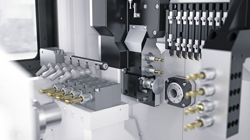 Der Langdrehautomat Swiss DT 13 von Tornos ist für einen maximalen Stangendurchlass von 13 mm ausgelegt. (Tornos)