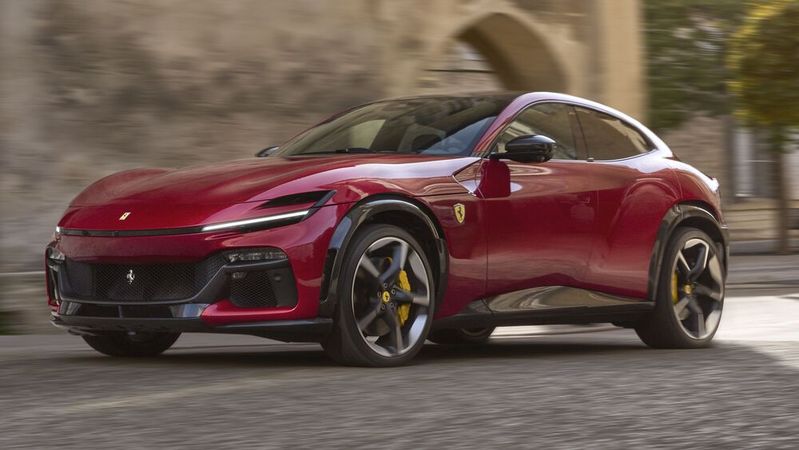 Der neue Ferrari braucht für den Sprint von 0 auf 100 km/h nur 3,3 Sekunden.(Bild:  Ferrari)