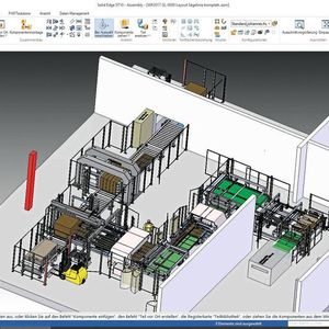Mit Solid Edge schuf Willingshofer einen digitalen Zwilling der Produktionslinie.