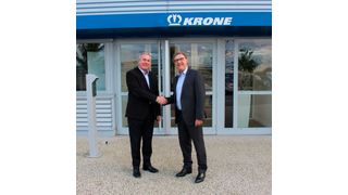 von links: PH Lamberet übergibt die Geschäftsführung an JP Fejoz. (Krone)