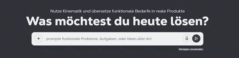 Die neue Plattform Kabkin übersetzt funktionale Bedarfe, Ideen oder Anforderungen aller Art direkt und ohne Aufwand in reale Produkte –  aus Prompts. (Bild:  Kabkin)