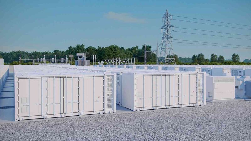 Ausgelegt für eine Speicherdauer von rund 4 h, wird die Anlage in Brunsbüttel die "Gridstack Pro 5000 "-Plattform von Fluence nutzen. (Bild:  Fluence)