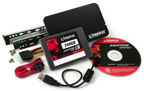 Moderne SSDs, wie die der Kingston SSDNow V+200 Serie setzen den leistungsfähigen SandForce SF-2281 Controllerchip ein, der Hardwareverschlüsselung mit 256 Bit AES ermöglicht. (Archiv: Vogel Business Media)