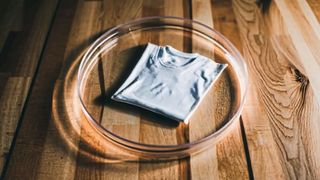 Wachsen T-Shirts zukünftig in der Petrischale? (Bild: KI-generiert mit ideogram.ai)