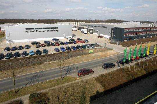 Das Nora-Zentrum: Von hier aus versorgt das Autohaus Wolfsburg seine Partner mit Ersatzteilen. (Archiv: Vogel Business Media)