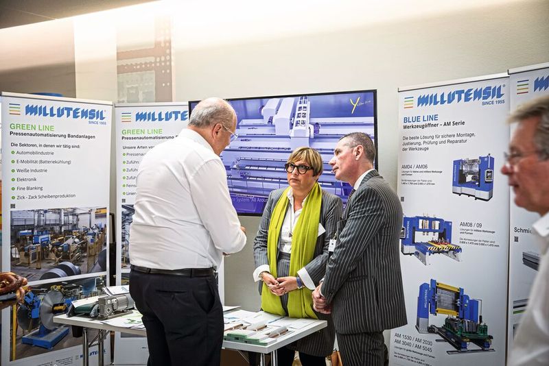 Impressionen der 4. Fachtagung „Mehr Effizienz im Presswerk“ am 15. Juni 2023 in Würzburg. (Bild: VCG/Stefan Bausewein)