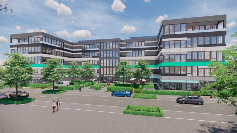 Das Gebäude soll auf rund 14.500 Quadratmetern Platz für moderne Büro- und Innovationsflächen für Unternehmer und Gewerbetreibende bieten. (Bild: InnoHubs)