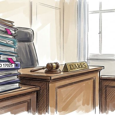 Het Accreditatieforum helpt laboratoria om het accreditatieproces zo soepel mogelijk te doorlopen en beter samen te werken met de DAkkS (illustratieve afbeelding). (Afbeelding:KI-generiert / Gemini)