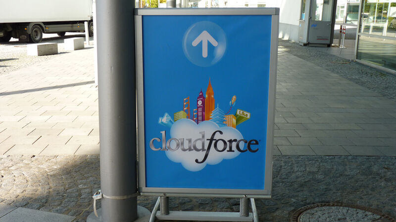 Hier entlang zur größten Cloudforce-Veranstaltung in Deutschland. (Bild: ewg)