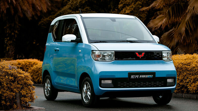 Das elektrische Kei-Car Hongguang Mini EV feiert in China ungewöhnliche Erfolge. (SAIC-GM-Wuling Automobile)