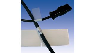 Der Druckapplikator DYN-Wrap erlaubt die zuverlässige Etikettierung von Kabeln und anderen bauteilen mit runden Querschnitten. (Bild: DYNAMIC Systems)