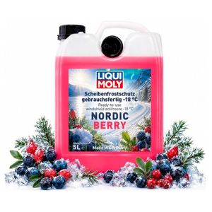 Das Scheibenfrostschutzmittel gibt es nun in der Duftnote Nordic Berry.(Bild:  LIQUI MOLY GmbH)