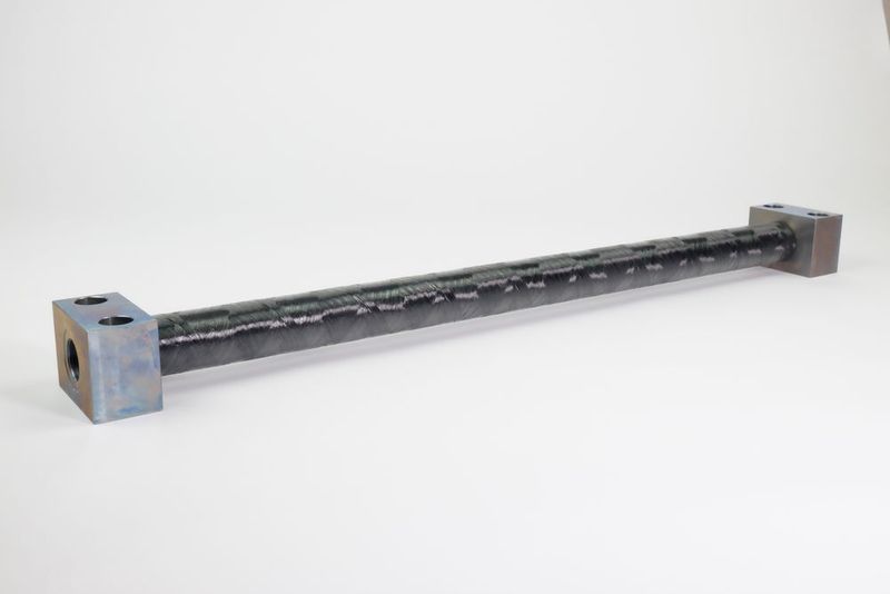 Leitungen und Rohre aus H-CFK sind leicht und leistungsfähig. (Hänchen)