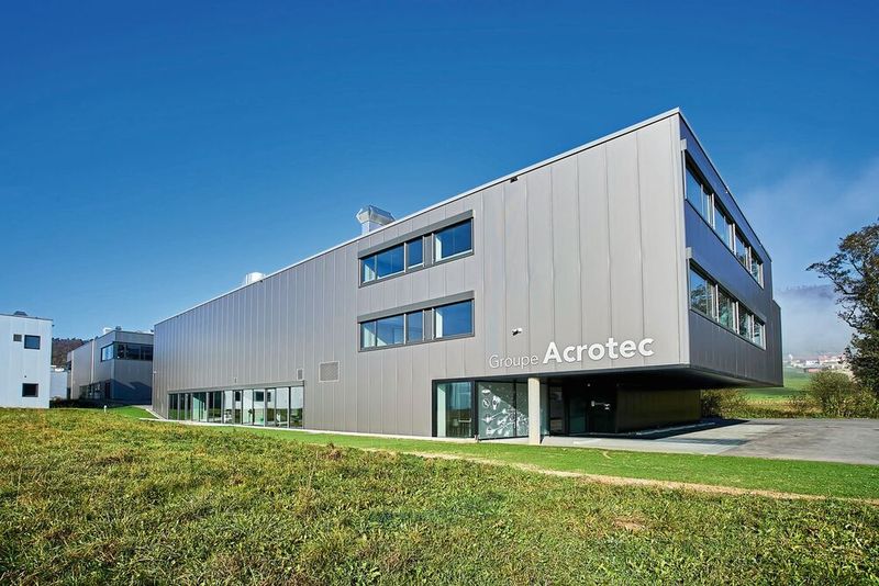 Le siège du Groupe Acrotec à Develier. (Source : Groupe Acrotec)