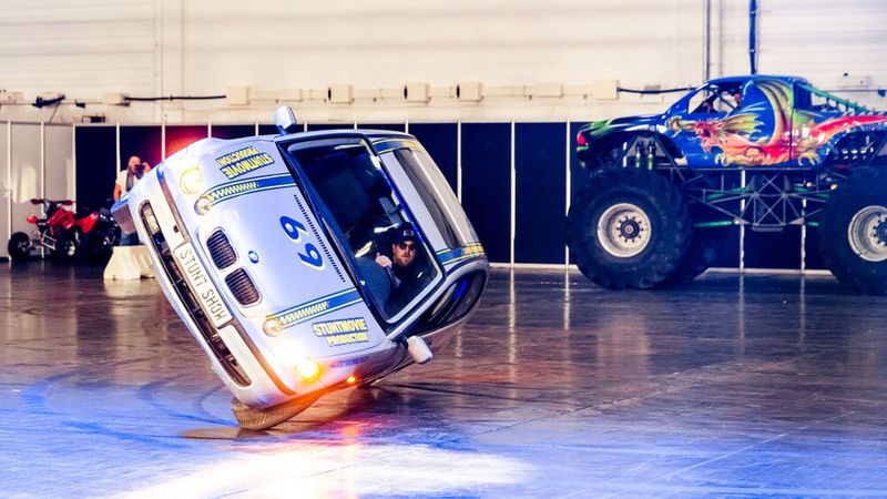 Aber auch Fahrvorführungen zogen das Publikum an. (Bild: Messe Essen)