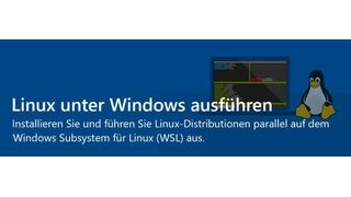 Microsoft bietet Stand 2018 fünf namhafte Linux-Distributionen im Store an. (Rentrop / Microsoft)