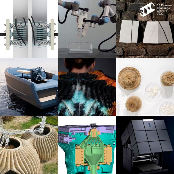 Das sind alle Gewinner der 3D Pioneers Challenge. (Bild: 3DCP)