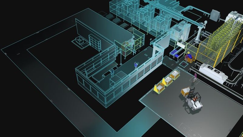 Visual Components 5.0 ist die aktuelle Version der Fertigungssimulationslösung und  unterstützt die virtuelle Entwicklung und Optimierung von Produktionssystemen.  (Bild:  KUKA Group)