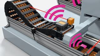 Intelligente E-Ketten, Leitungen und Linearführungen können kommuniziern und über ihren Zustand sowie mögliche Instandhaltungstermine informieren. (Bild: Igus)